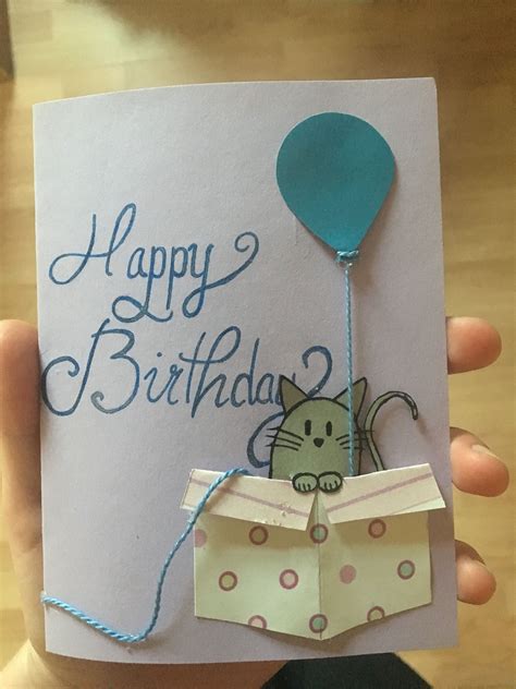 Simple Diy Birthday Cards Simple Cards Handmade Simple Birthday Handmade Birthday Card