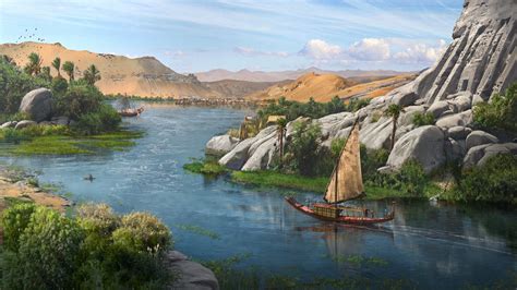 Nile River Background