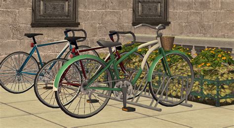 Sims 4 Ccs The Best Bicycle Rack By Jodeliejodelie