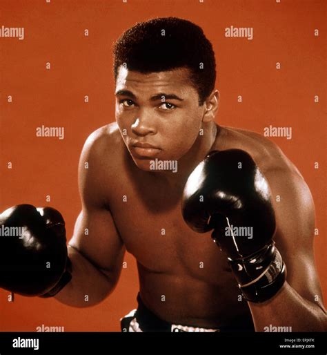 Muhammad Ali Alias Cassius Clay Boxer Foto Shooting Ca 1966 Stockfotografie Alamy