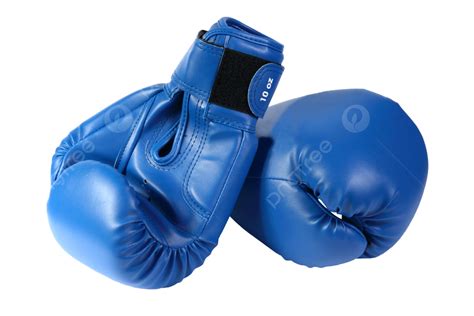 Blue Boxing Gloves Sportswear Protection Blue Boxing Glove Png