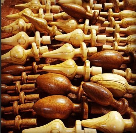 Customize Oem Hand Made Wood Anal Plug Butt Insert Beads Wooden Adult