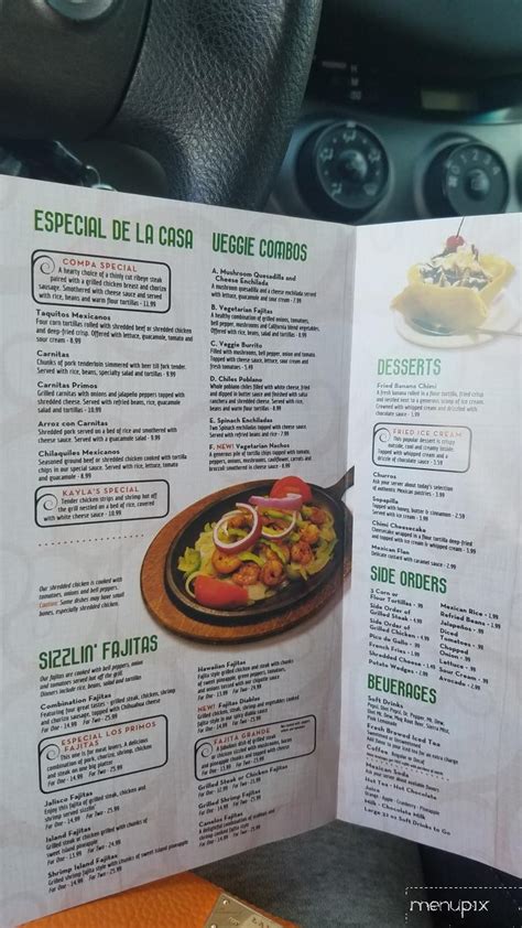 Restaurant menu, map for los primos mexican food located in 92563, murrieta ca, 39252 winchester rd., 119. Menu of Los Primos Mexican Restaurant in Lawrenceburg, IN ...