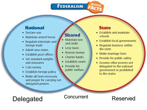 Federalism Fact Sheet Diagram Quizlet