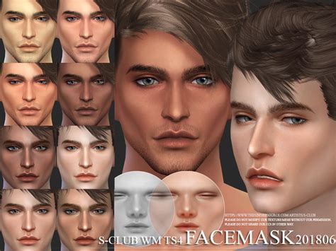 The Sims Resource S Club Ts4 Wm Facemask 201806