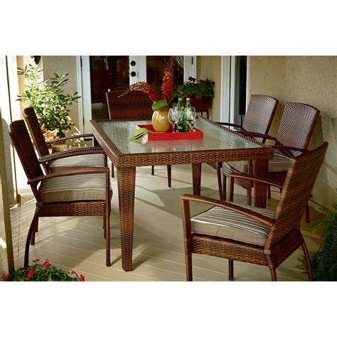 Sears & ty pennington have teamed up to make sure your hosting, relaxing and hanging out are ty talks about building the base of your outdoor living with beautiful, functional patio furniture collections. Ty Pennington Style Mayfield 7 Pc Dining Set