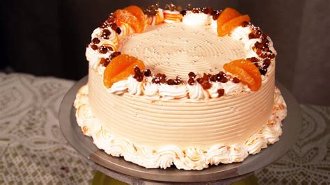 1 frosting for one layer cake. Eggless Nougat Cake - Whipped Cream & Fruit Cake - Easy ...