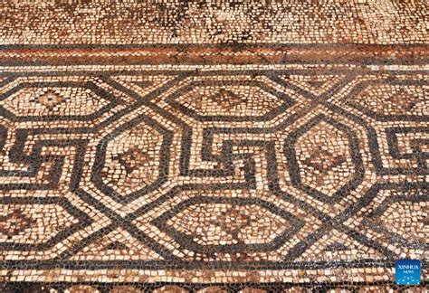 Roman Era Mosaic Panel Uncovered In Syria Xinhua