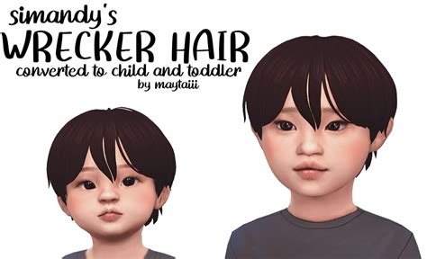 Sims 4 Male Toddler Hair Maxis Match