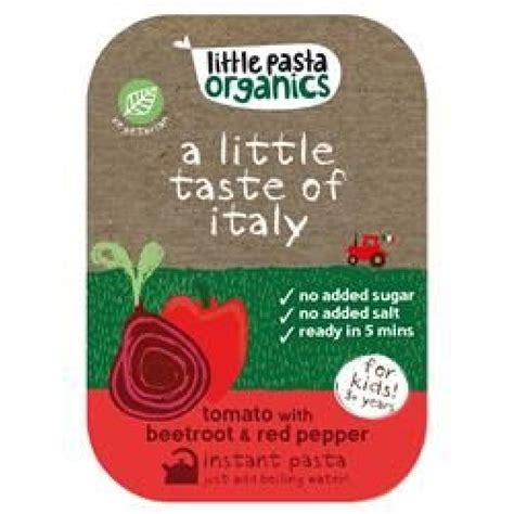 Little Pasta Organics Tomato Beetroot And Red Pepper Pasta 45g