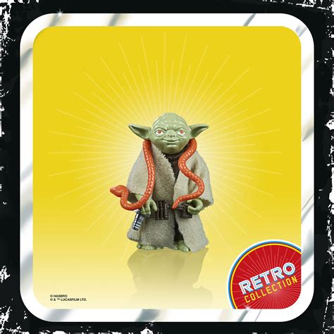 Yoda Figurine Star Wars Episode V Retro Collection Wave 2 Hasbro 5 Cm