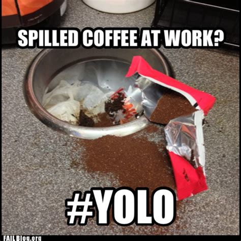 Spilled Coffee At Work Fail Nation Vintage Fails Of The Epic Variety