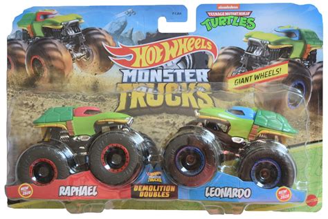 Hot Wheels Monster Trucks TMNT Set Of 5 Blog Knak Jp