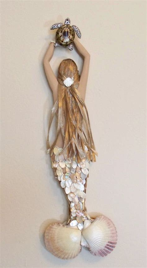 Mermaid Crafts Mermaid Decor Seashell Art Seashell Crafts Seashell