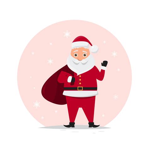 Cute Santa Claus Characters In Different Emotions 425000 Vector Art At