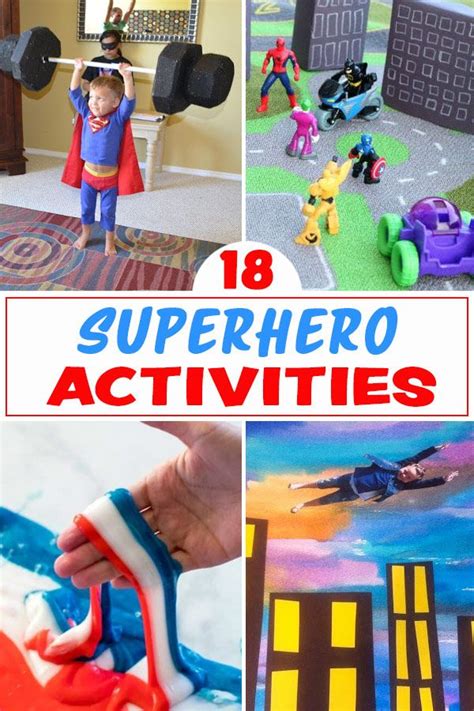 18 Superhero Activities For Kids To Conquer The World Superhero Games