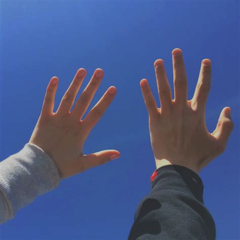 Aesthetic Sky And Hands Image 6097859 On