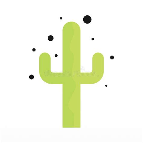 A Simple Logo Design Of A Cactus Stock Illustration Illustration Of