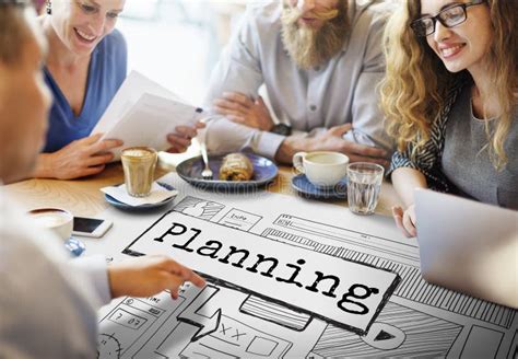 Planning Progress Solutions Guide Design Concept Stock Photo Image Of