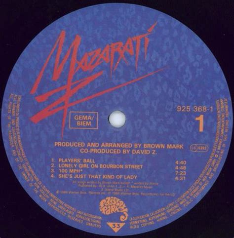 Mazarati Mazarati German Vinyl Lp Album Lp Record 773670