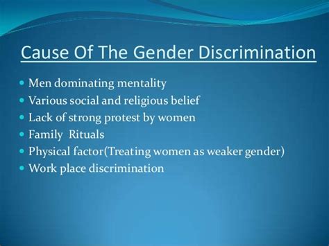 Gender Discrimination And Women Empowerment