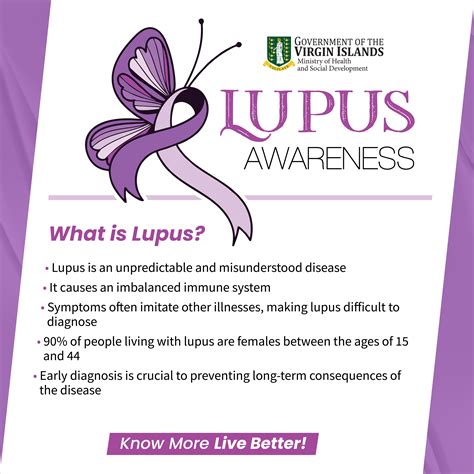 Know More Live Better For World Lupus Day Government Of The Virgin