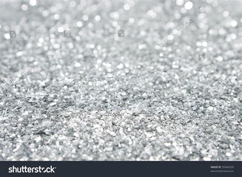 Silver Glitter Close Up Stock Photo 35964220 Shutterstock