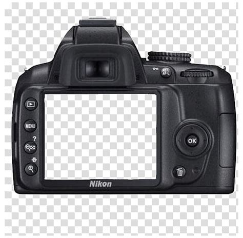 BLACK RESOURCESFORBITCHES, black Nikon DSLR camera transparent png image