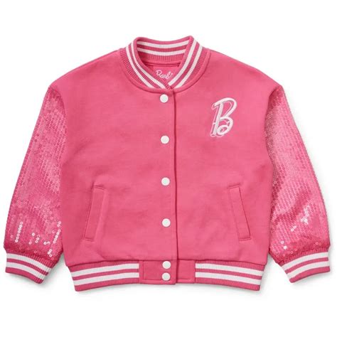 Barbie 2023 Sequin Varsity Jacket A2 Jackets