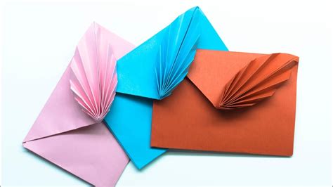 How To Make An Origami Leaf Envelope Youtube