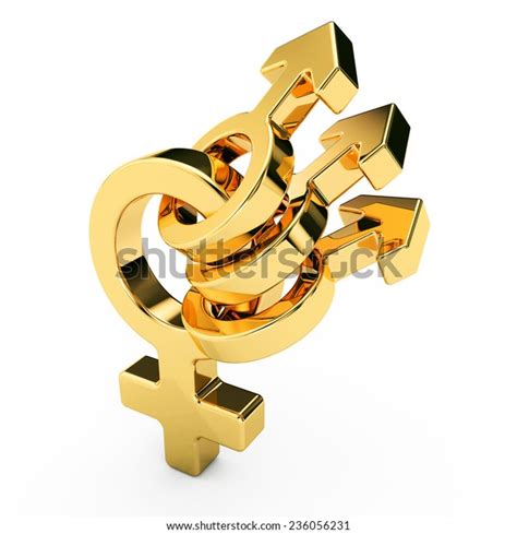 Male Female Sex Symbols Golden Isolated Stock Illustration 236056231 Shutterstock