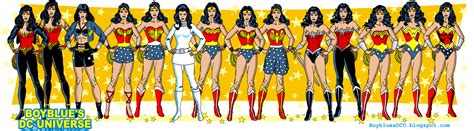 Wonder Woman Evolution And Costumes Dc Comics Fan Art 36528331 Fanpop