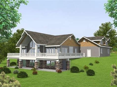 43 Small Lake House Plans Walkout Basement Options 00001 Bobayule