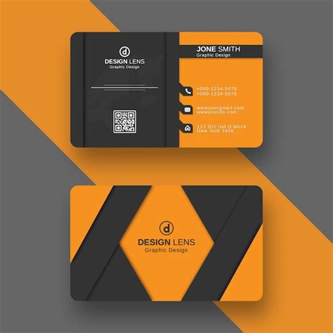 Premium Vector Digital Orange And Black Editable Corporate Business