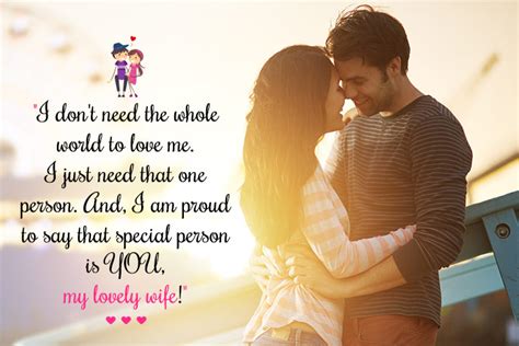 Love Quotes For Wife In English I Will Always Treasure And Cherish You