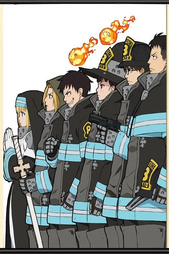 Fire Force Posters Kiss Anime