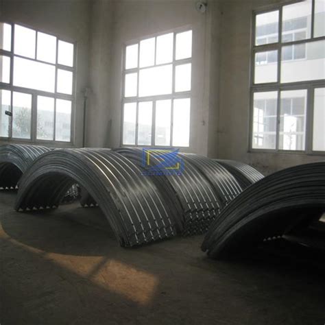 Corrugated Metal Pipe As The Large Culvert In Road Custruction China