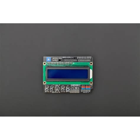 Lcd Keypad Shield For Arduino Sku Dfr0009 - 1602 LCD Keypad Shield For Arduino #DFR0009