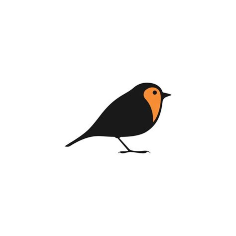 Robin Bird Logo Design 4494853 Vector Art At Vecteezy