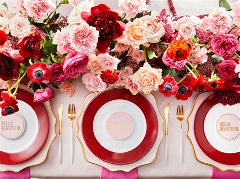 Decor Weddingbells Pink Tablescape Valentines Day Weddings
