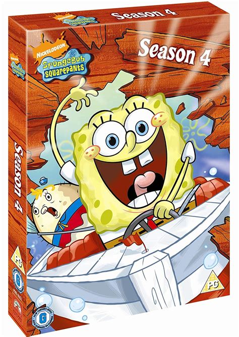 Spongebob Complete S4 Boxset Edizione Regno Unito Edizione Regno