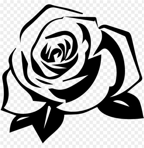 Rose Svg Rose Clipart Flower Svg Rose Silhouette Rose Etsy In 2021