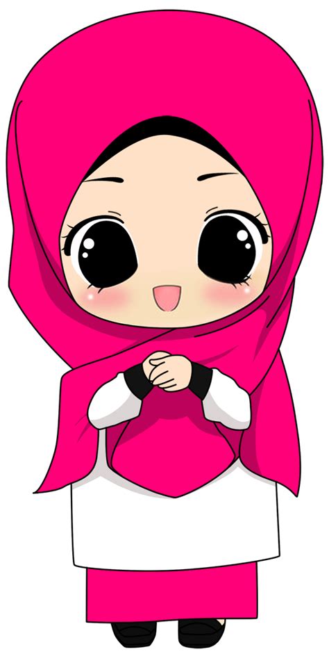 Animasi Anak Muslim Png Free Image Download