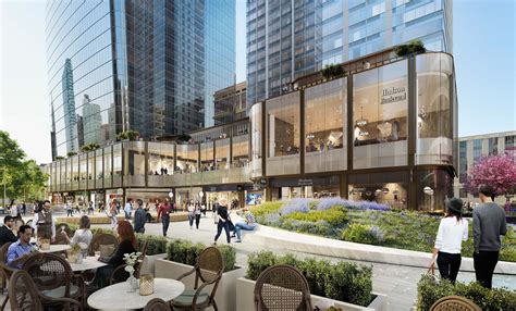 This newly created breezeway will provide outdoor seating and access to whole foods at present 5 manhattan west new view details for mive manhattan west complex 869 jpg. David Rockwell-designed food hall to open at Manhattan ...