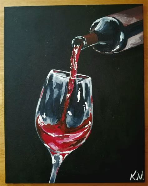 I M Trying To Get My Original Red Wine Painting Sold Get It Here Itm