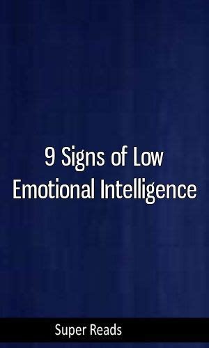 9 Signs Of Low Emotional Intelligence Myersbriggs Infp Isfj Isfp
