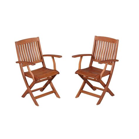 Additionally, you should utilize the folding chair as a regular welcoming chair when your pal. Hampton Bay Armchair natural oil finish folding wood ...