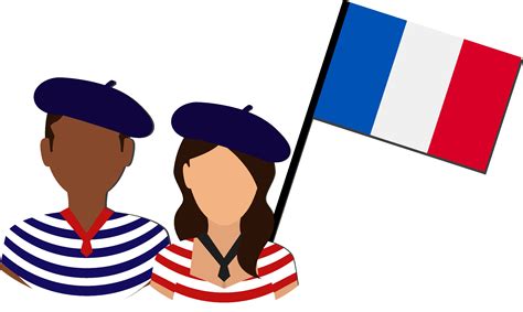 Contribute In Representing The French Culture And Language Clipart