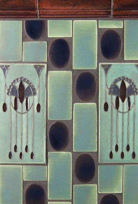 Indoor Tile Art Deco Bonton Design Handmade Tile Floor Ceramic