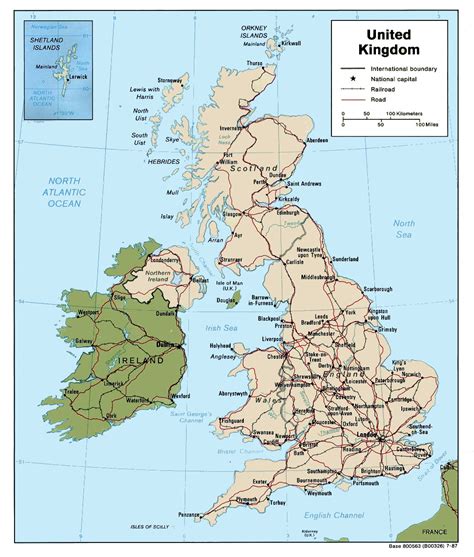 United kingdom map england scotland northern ireland wales. United Kingdom - Maps